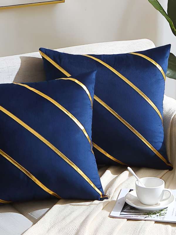 Navy Blue Cushions Covers Buy Navy Blue Cushions Covers online
