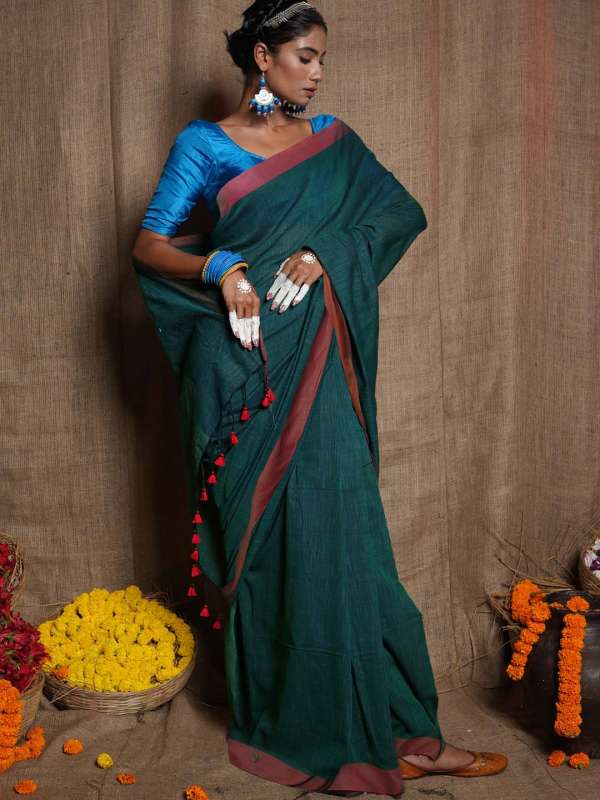 Myntra dhakai jamdani saree online