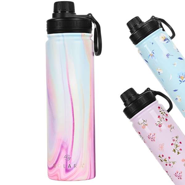 Buy Steel Water Bottle Online in India, Powder Parma Purple