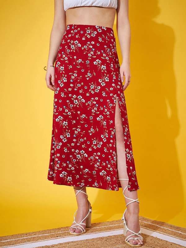 Maxi skirt myntra new arrivals