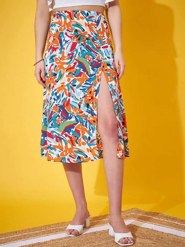 Floral skirt online india sales