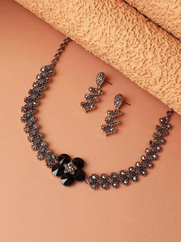 Black Jewellery Set Buy Black Jewellery Set online in India