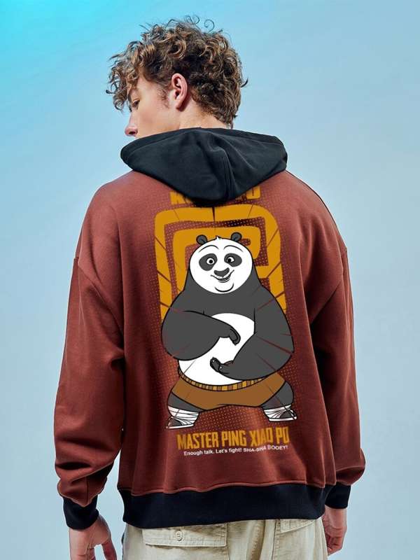 Panda sweatshirt hoodie hot sale