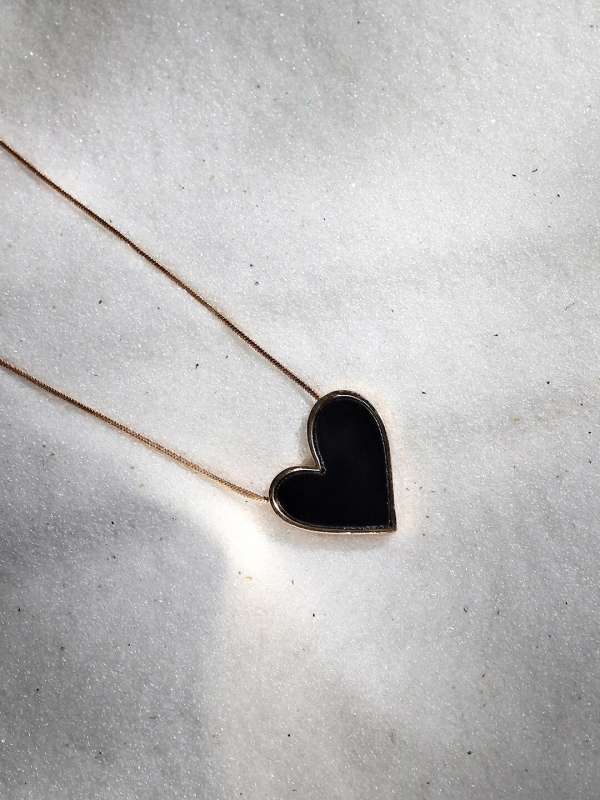 Buy Rose Gold Solid Heart Pendant Necklace Online - Accessorize India
