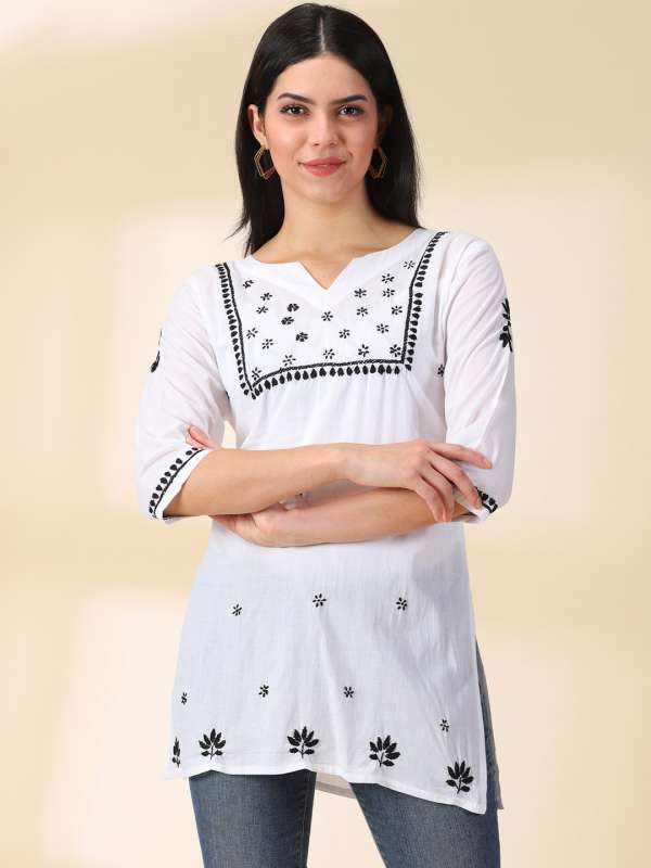 Chiffon top kurtis online