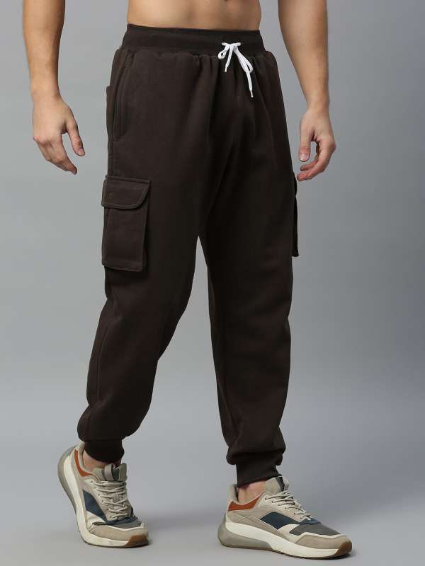 Mens fleece cargo sweatpants clearance
