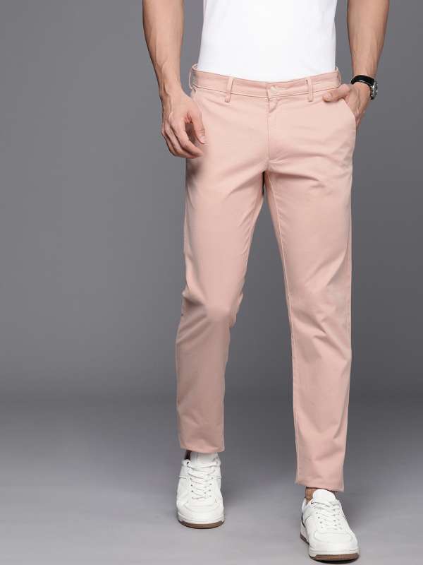 Peach Touch Tapered Easy Pants Slacks Trousers