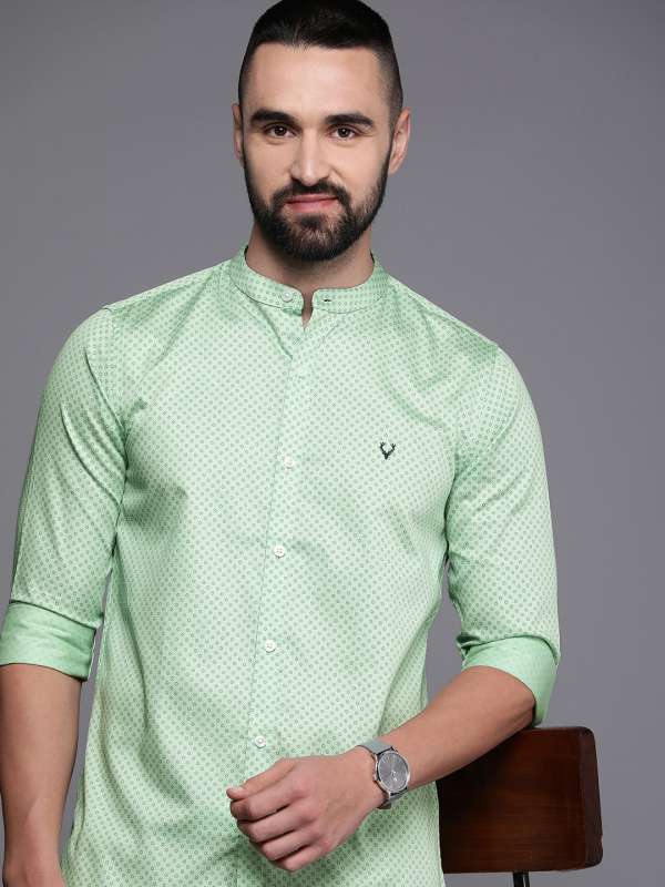 Allen Solly Green Shirts Buy Allen Solly Green Shirts online in