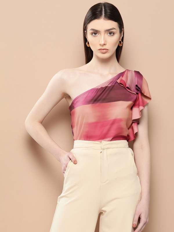 One shoulder 2025 party tops