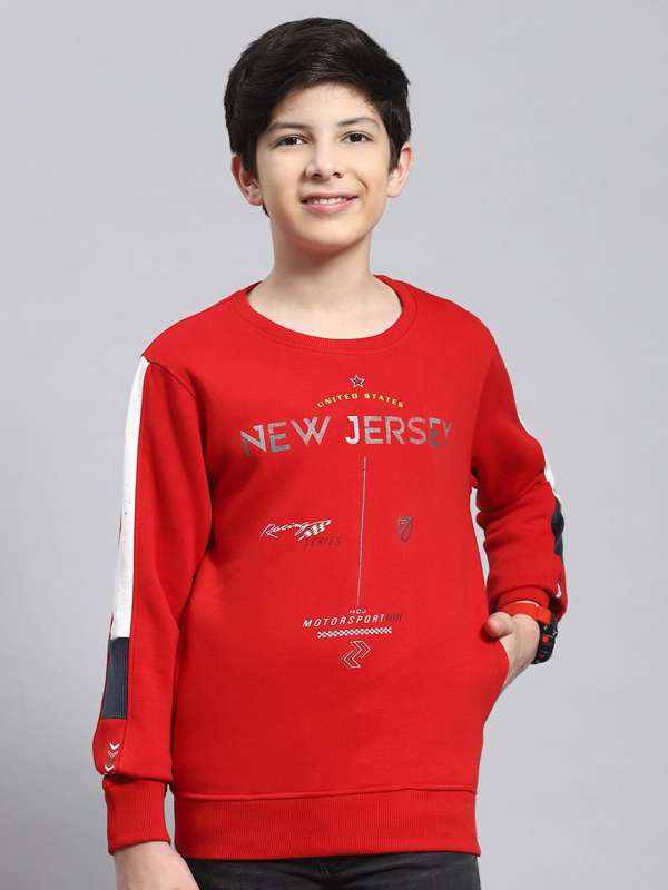 Childrens red sweatshirt cheap