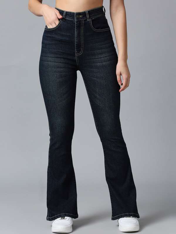 Bell bottom hotsell jeans myntra