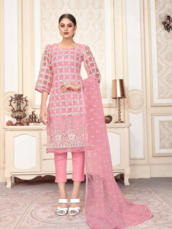 Net salwar suit dress material shop