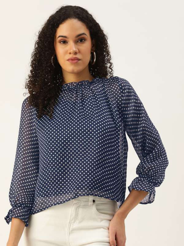 Forever 21 Blue Tops Buy Forever 21 Blue Tops online in India