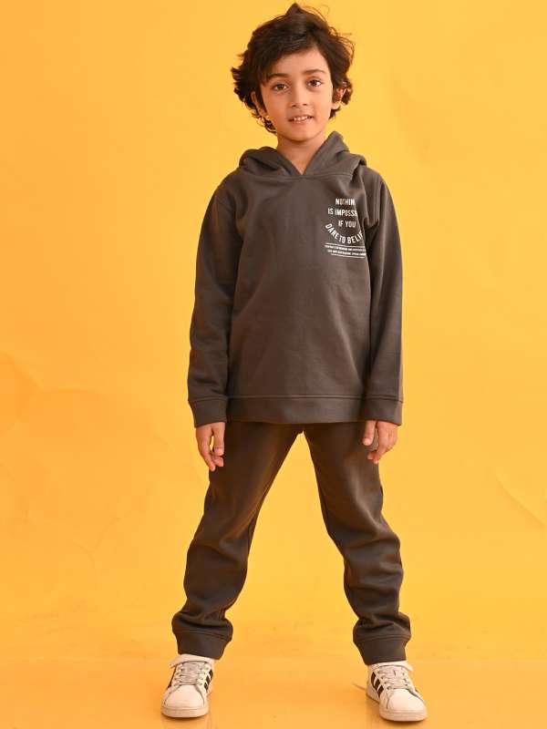 Buy Kids Boys Girls Unisex Plain Casual Tracksuit Sweat Pants &