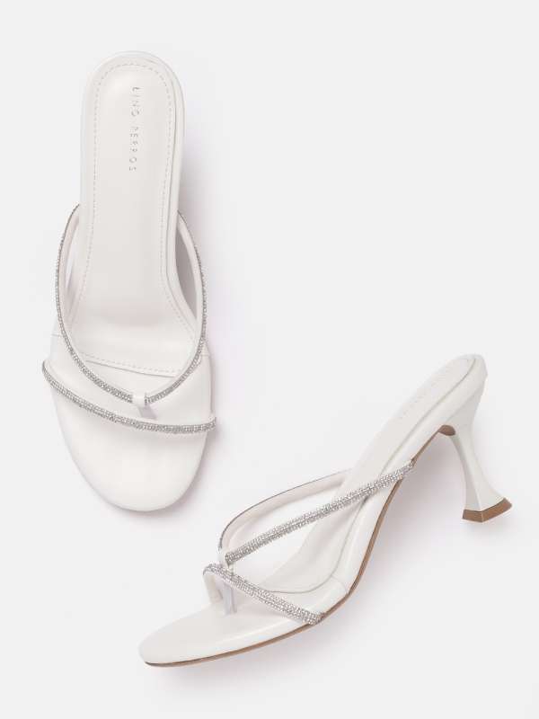 White party heels hot sale