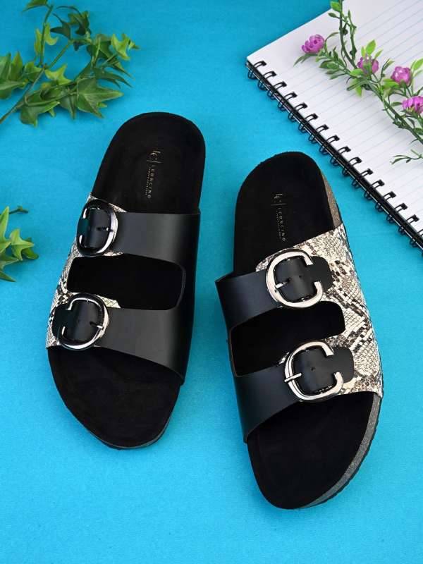 Flat on sale sandals myntra