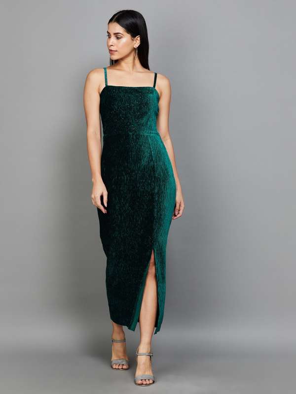 Code By Lifestyle Green Dresses Buy Code By Lifestyle Green Dresses online in India