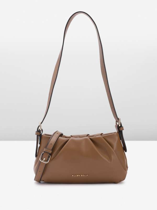 Allen solly tan clearance solid shoulder bag