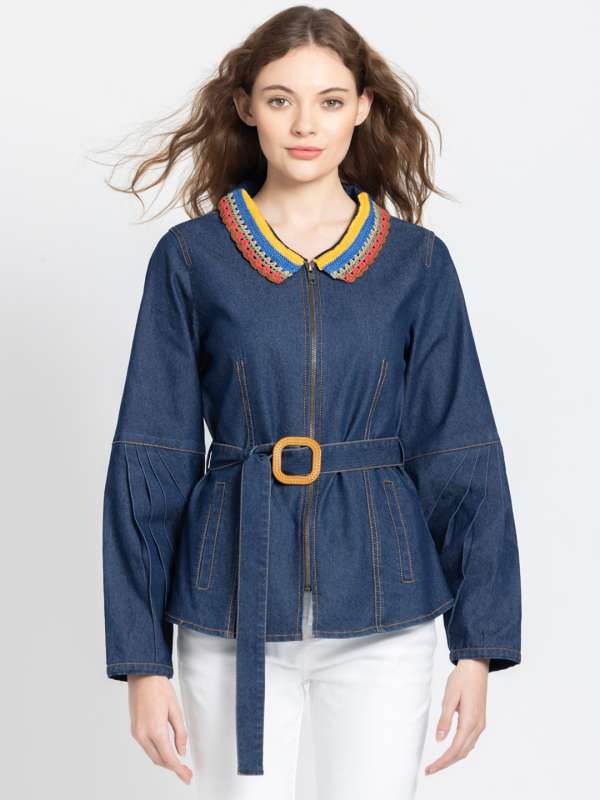 Stretchable denim jacket outlet