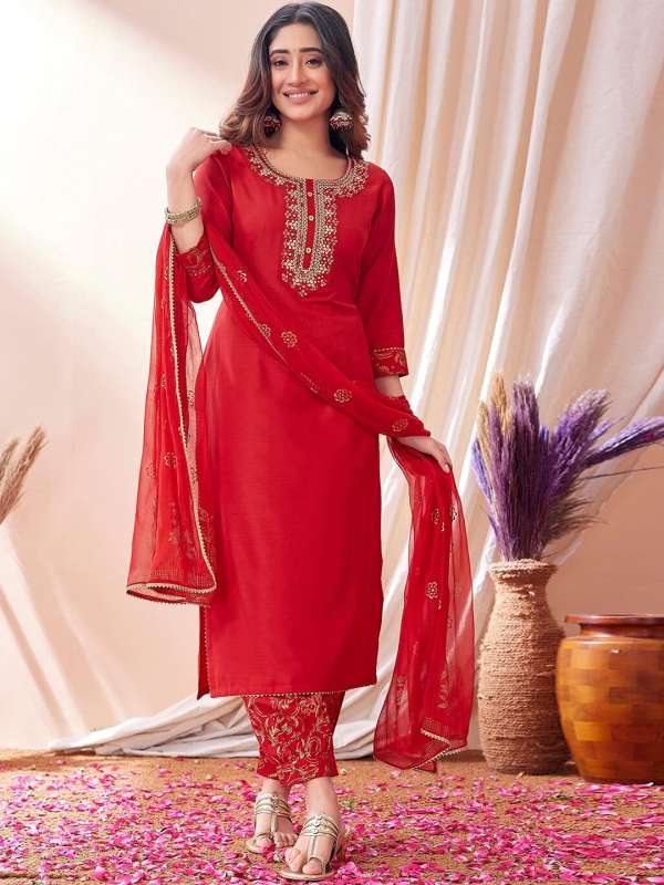 Embroidery salwar hot sale suit