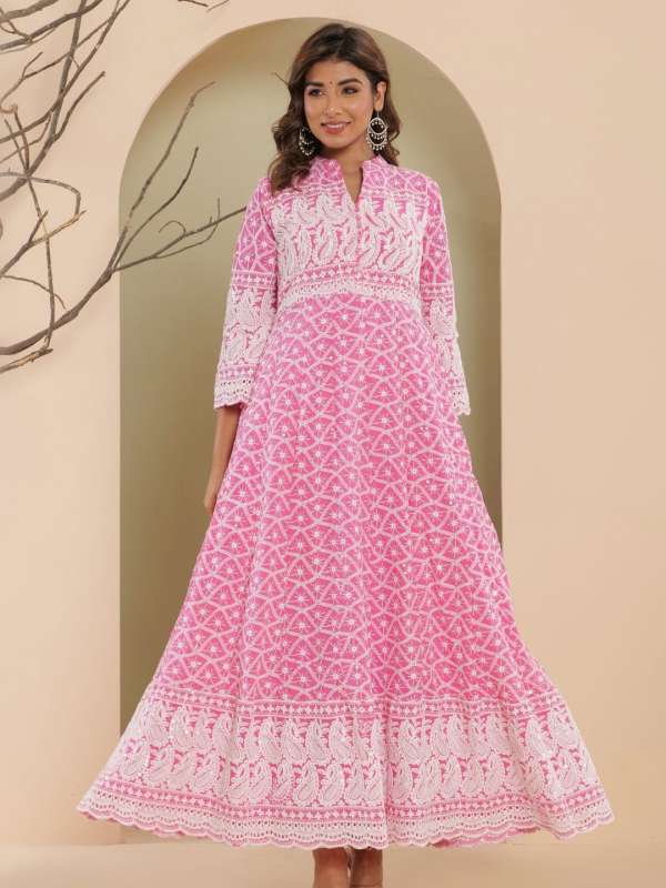 Plain anarkali kurta best sale
