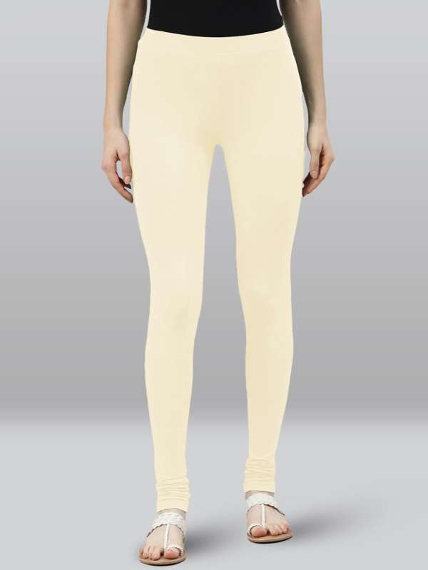 Cream colour leggings online