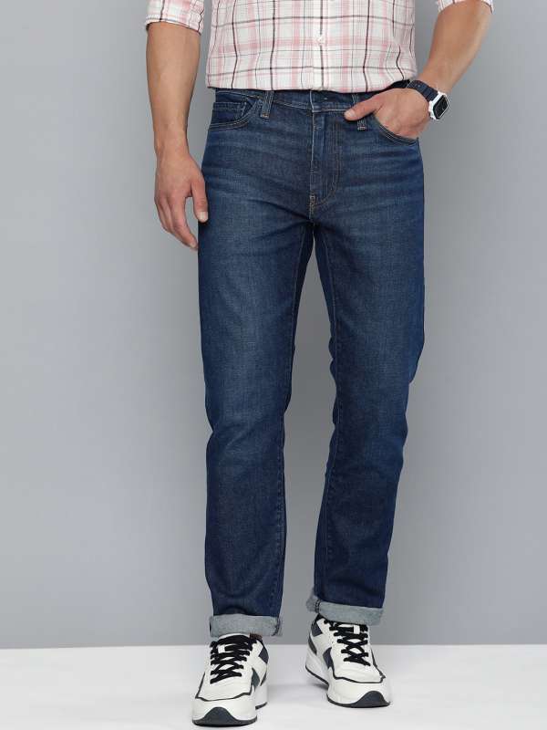 Levis Men Navy Blue Slim Fit Low Rise Jeans 140 Buy Levis Men Navy Blue Slim Fit Low Rise Jeans 140 online in India
