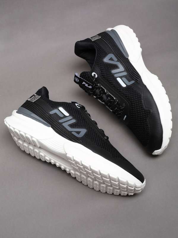 Fila shoes womens black and hot sale white