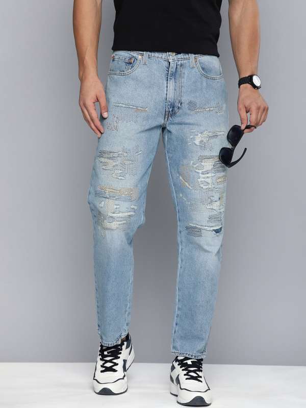 Levi's distressed jeans mens best sale