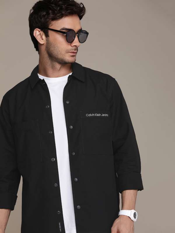 Calvin Klein Jeans Black Shirts - Buy Calvin Klein Jeans Black Shirts online  in India