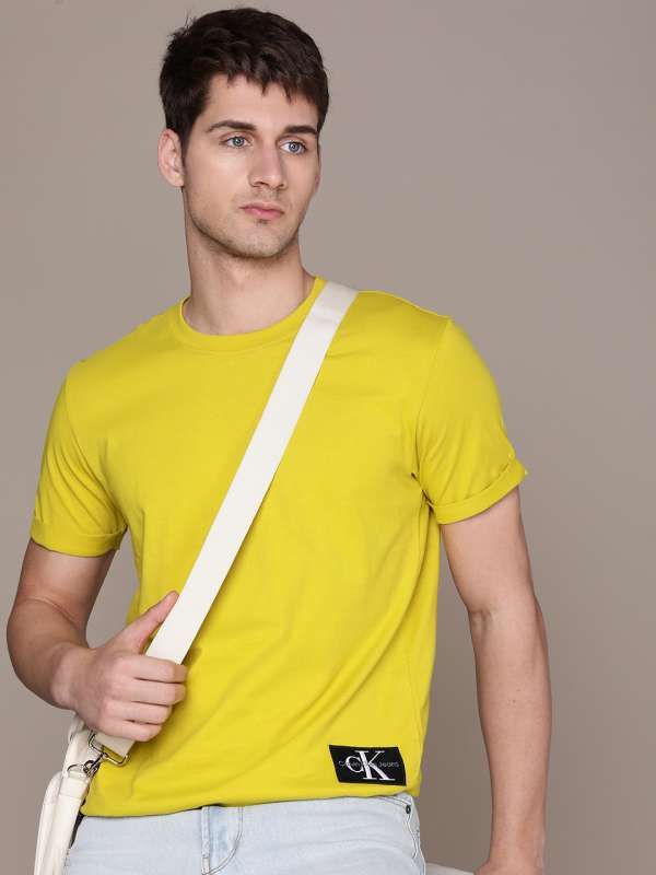 Calvin klein top yellow blouse