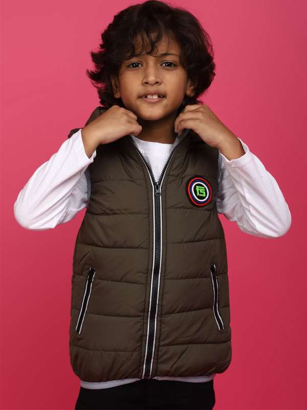 Boys sleeveless coat hot sale