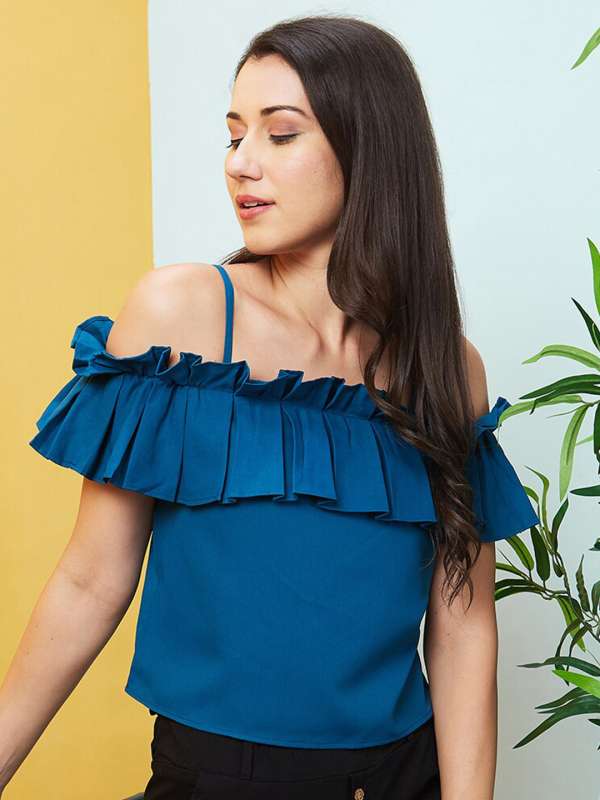 Cold shoulder tops clearance myntra