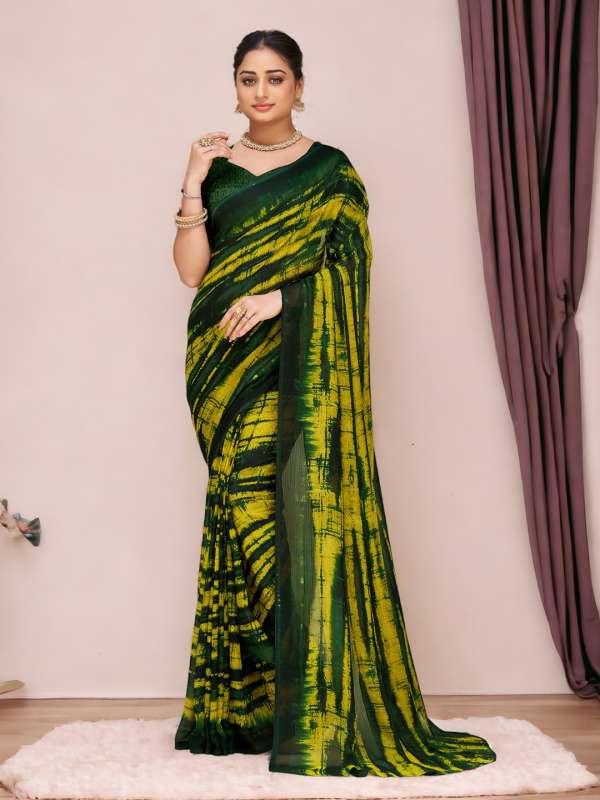 Poly Georgette Saree Below 500 Buy Poly Georgette Saree Below