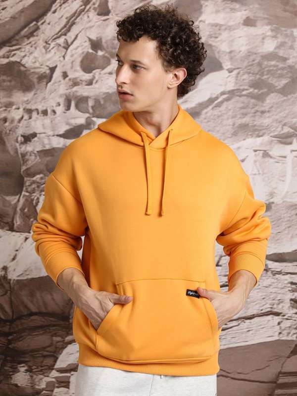 Mustard yellow 2025 hoodie mens