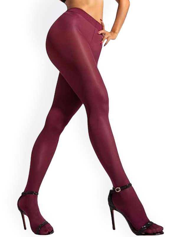 Maroon stockings top