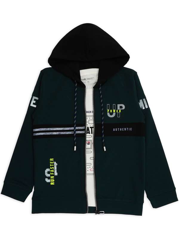 Hooded t shirt myntra best sale