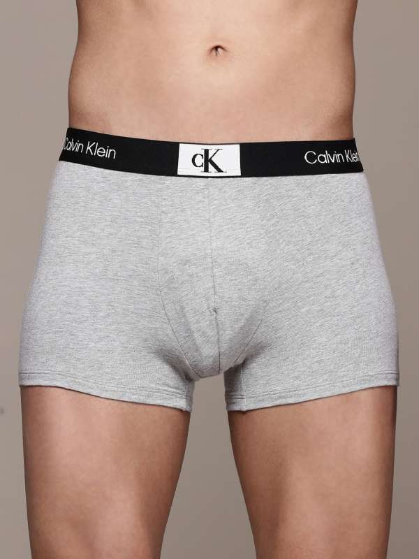 Grey calvin klein men's underwear deals