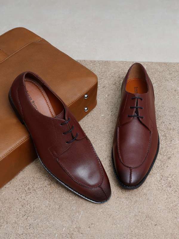 Maroon Men Formal Shoes Myntra