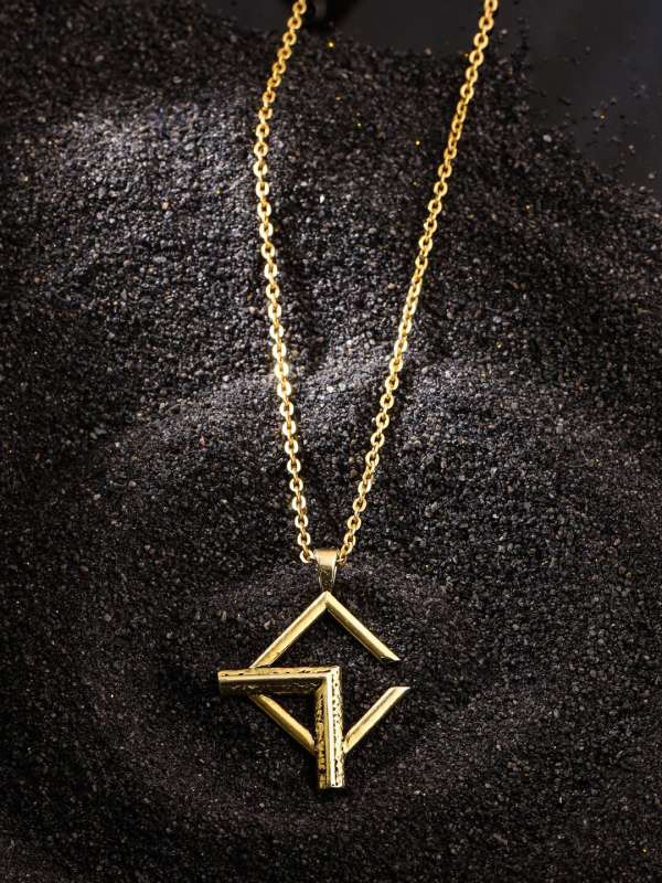 Gents gold pendant hot sale
