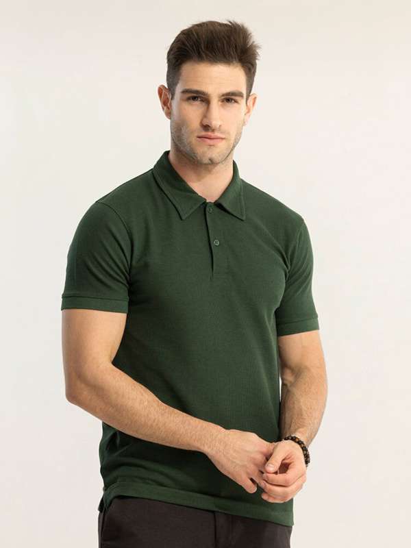Buy Olive Green Polo Tshirts online in India