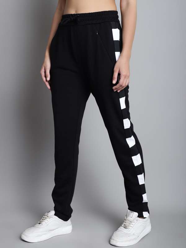 Jogger pants outlet white stripe