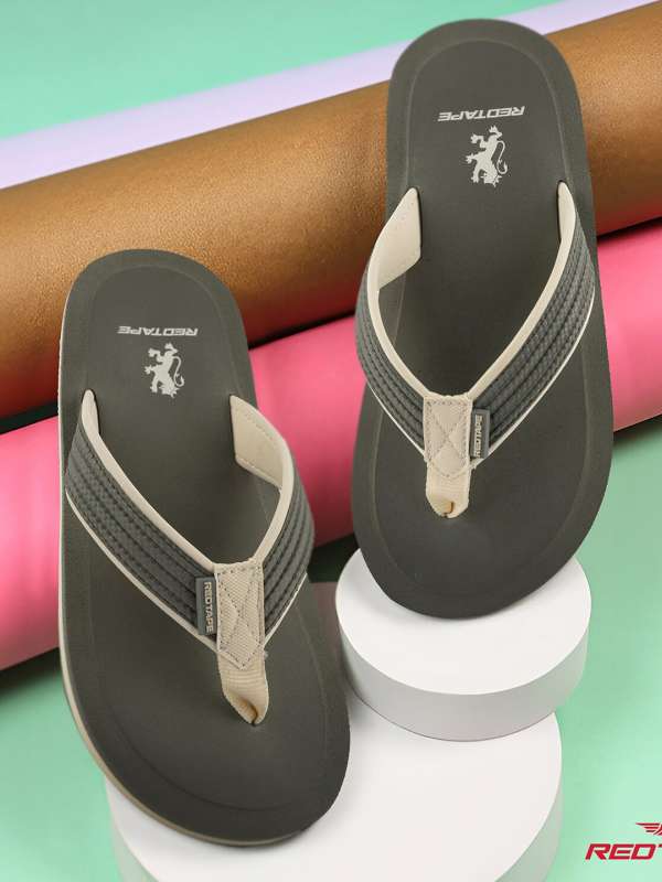 Mens fabric 2024 flip flops