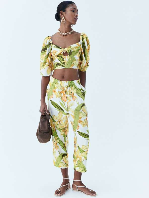H and m outlet paperbag trousers