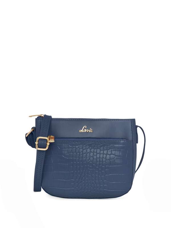 Lavie Small Navy Blue Sling Bag Buy Lavie Small Navy Blue Sling Bag online in India