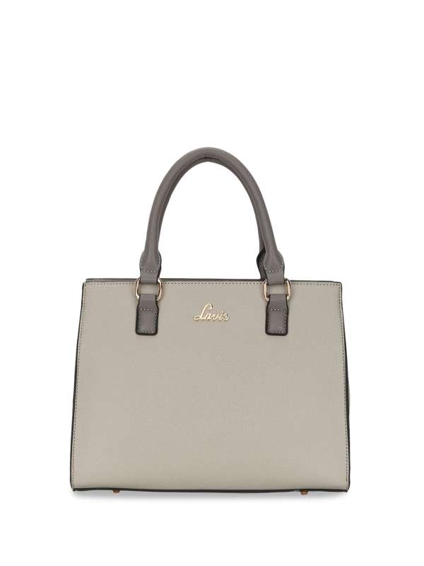 Lavie Grey Solid Handheld Bag Buy Lavie Grey Solid Handheld Bag online in India