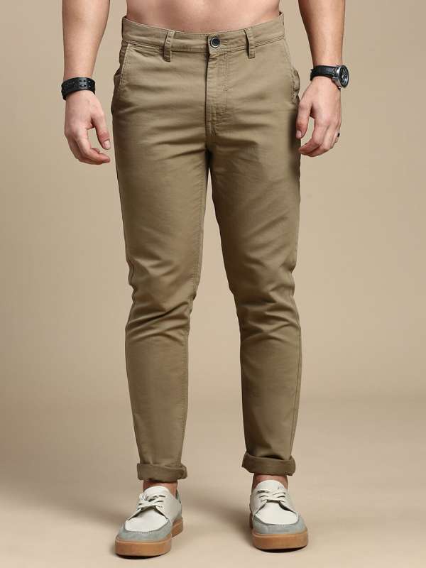 Khaki trousers mens india 2025
