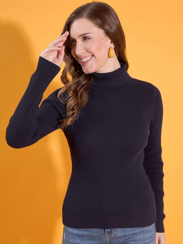 Navy blue sweater women store