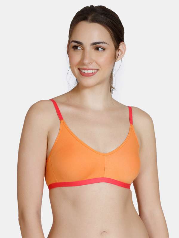 Buy Orange Bras for Women by Candyskin Online