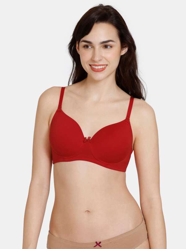 Zivame Padded Demi Coverage Wired Bra Red 2688384.htm - Buy Zivame Padded  Demi Coverage Wired Bra Red 2688384.htm online in India